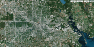 Satellite Image of Houston